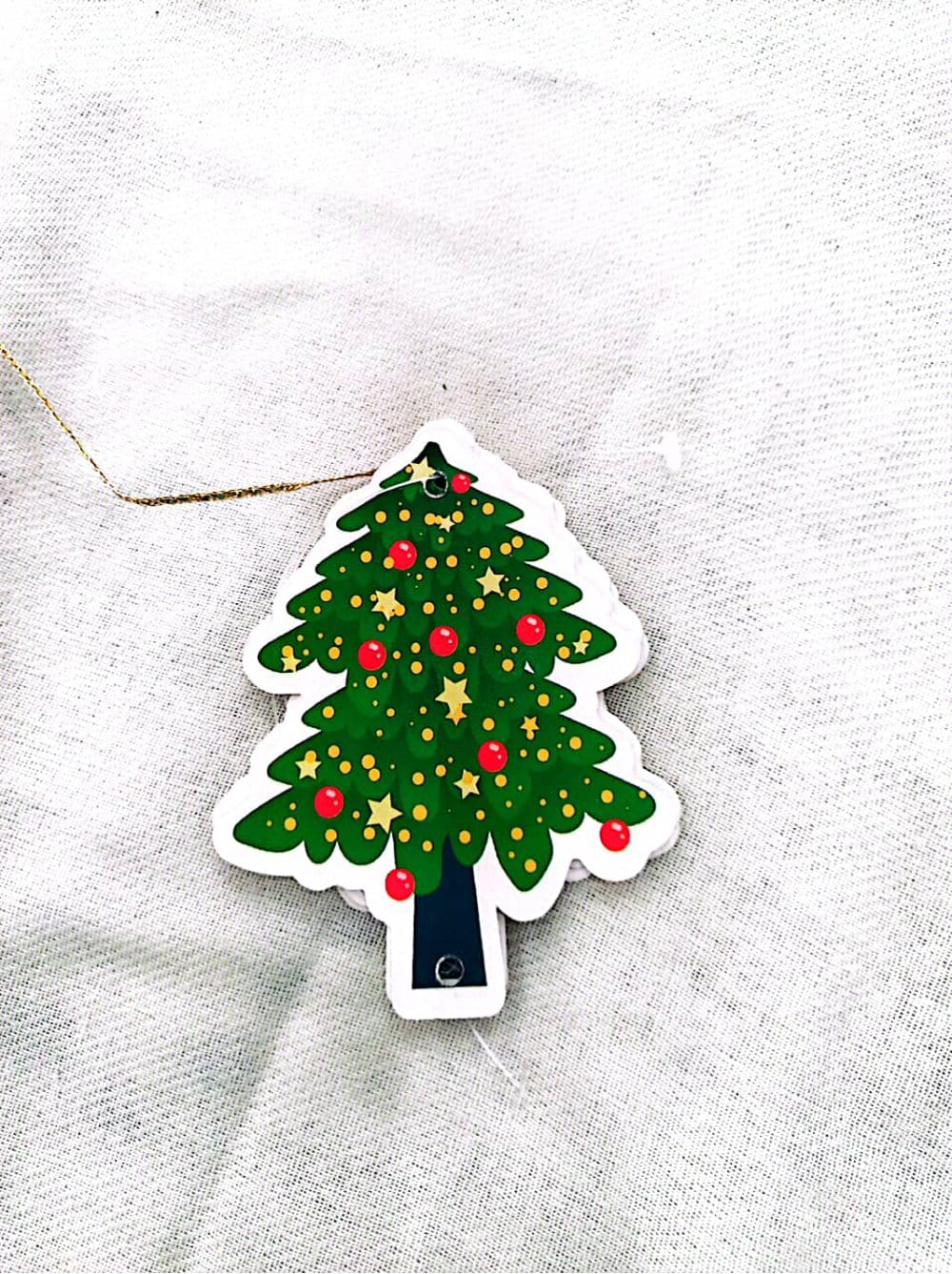 Christmass Tree Rope Card Christmas Tree Rope Card - Image 1