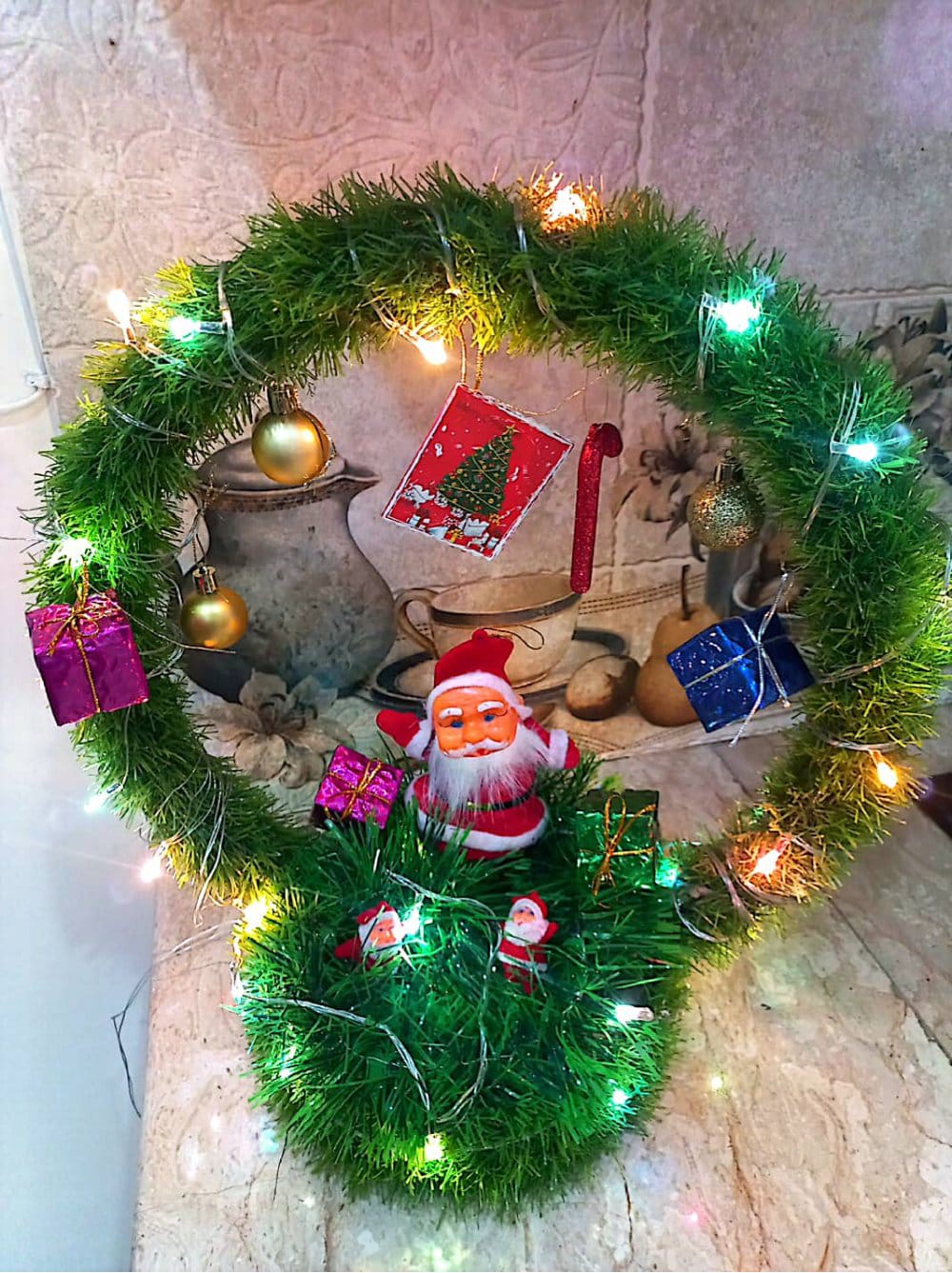 Christmas Backet Christmas Decorated Backet - Image 1