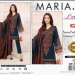 3 PCs Women's Unstitched Khaddar Embroidered Suit