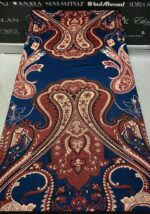 3 PCs Women's Unstitched Khaddar Embroidered Suit - Image 4