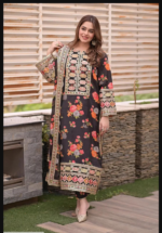 Karandi Most Hit Articles 3 PCs Digital Print Suit - Image 4