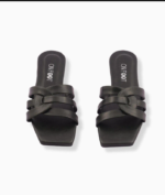 Loom Step -39 Black • Material: Rexine • Pattern: Textured • Gender: Women's • Product Feature: Fancy, Formal, Casual, Semi-Formal • Available Sizes: 36, 37, 38, 39, 40, 41 • Size Chart: Size Chart Attached • Color: Black • Package Includes: 1 x Flats • Note: There might be an error of 1-3 cm due to manual measurement, and slight color differences may occur as a result of varying lighting and monitor effects. • Product Code: MZ76500000170ONFT - Image 4