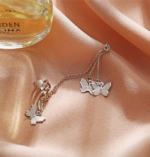 Butterfly Hanging Ear Cuffs - Image 3