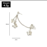 Butterfly Hanging Ear Cuffs - Image 5