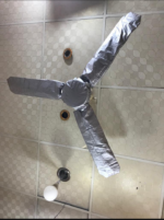 1 PC Parachute Plain Ceiling Fan Cover