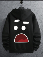 1 PC Men's Fleece Printed Hoodie - Image 3