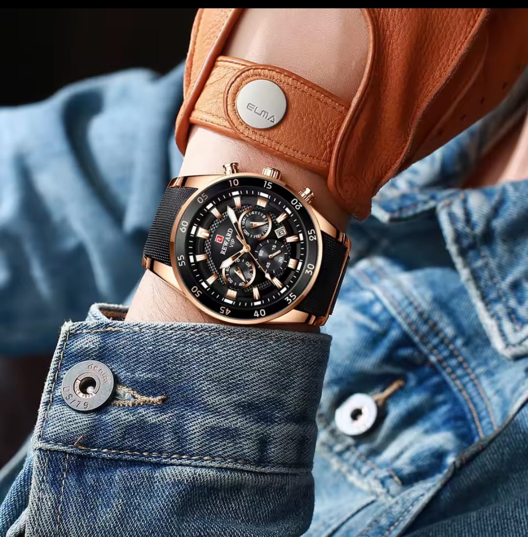 WhatsApp Image 2025-08-17 at 4.13.39 PM ⌚ New Arrival Reward Premium Watch For Men – VIP Edition (All Chronograph Working) - Image 1