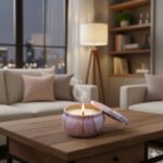 Tin Scented Candles Round Shape Pack of 2 - Image 2