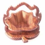 Best Quality Solid Wooden Dry Fruits Basket for Folding Home Decor Kitchen Tableware Dry Fruits Basket