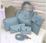 👜 5PCS Stylish Bags Set for Girls – Shoulder & Crossbody with Wallet & Pouch - Image 3