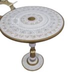 Wooden Table Lacquer Work, Handmade Wooden Lacquer Colorful Table Wooden Table Lacquer Work, Fancy Traditional Table