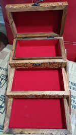 Modern Multifunctional Necklace Bracelet Storage Organizer Vintage Necklace Watch Organizer Wooden Necklace Bracelet Jewelry Box