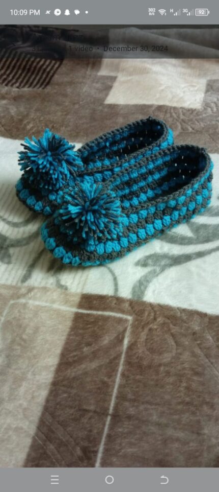 Crochet Ladies Shoes