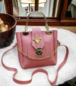 New Single Piece Ladies Bag Size 8/10 – Good Quality Poom Poom Bag with Long Strap & Golden Chain