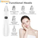 Crossing New Blackhead Meter Home Electric Beauty Apparatus Face Pore Removal and Acne Cleaning Machine - Image 3