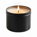 Scented candles Black Tin pack of 2 with Different Fragrance