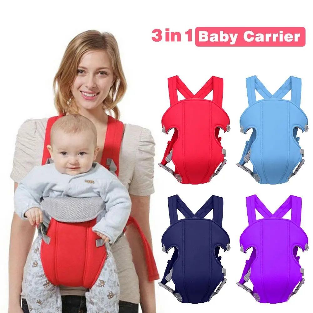 multicolor-adjustable-baby-carrier-strong-material-safety-belt-adapt-to-newborn-infant--toddler-of-3-to-18-month-backpack-27058-564 Baby Carry - Image 1