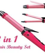 2 in 1 Beauty Hair Styling Tools Rlonic Roller Ceramic Coating Flat Iron Hair Curler and Straight - Image 2