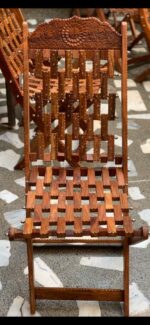 Handicraft Pakka ACACIA Sheesham Wood wooden foldable Chair - Image 2