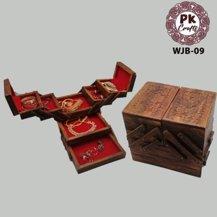 Custom Wooden Case Personalized Holder Handmade Folding Walnut Wood Tailor Poker Box