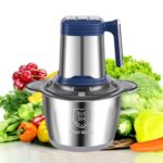 Electric Meat Grinders 304 Stainless Steel Food Crusher Multifunctional Vegetable Slicer Chopper Mincer Baby Food Processor - Image 2