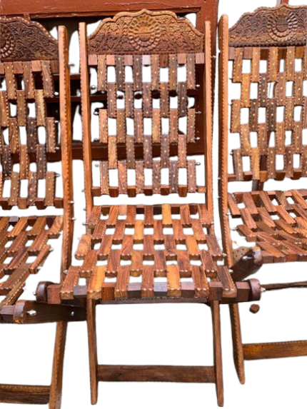 Handicraft Pakka ACACIA Sheesham Wood wooden foldable Chair