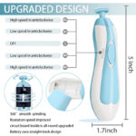 Multifunctional Electric Baby Nail Trimmer Kid Nail File Clippers Toes Fingernail Cutter Trimmer Manicure Tool Baby Care Set - Image 3