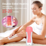 Wax Warmer Portable Wax Heater for Hair Removal Depilatory Soft Wax Roller for Women Men Home Waxing Machine