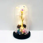 Couple Figurine With LED Rose - Image 8