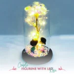 Couple Figurine With LED Rose - Image 2