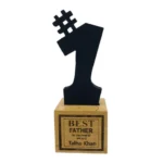 Best Father In World Award | Personalized With Name