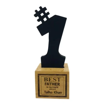 Best Father In World Award | Personalized With Name