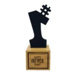 Best Father In World Award | Personalized With Name - Image 3