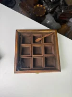 Carved Wooden Spice Box - Image 3