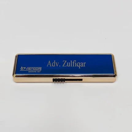 Button Sliding Electronic Rechargeable Lighter Name Engraved