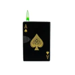 Ace Poker Lighter Green Flame