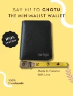 CHOTU | The Minimalist | Leather Wallet Name Engraved - Image 15