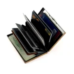 Briefcase Style Luxury Metal Card Holder Wallet RFID Blocking - Image 10