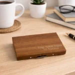 Briefcase Style Luxury Metal Card Holder Wallet RFID Blocking