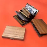 Briefcase Style Luxury Metal Card Holder Wallet RFID Blocking - Image 3