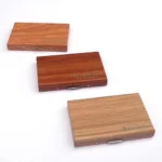 Briefcase Style Luxury Metal Card Holder Wallet RFID Blocking - Image 2