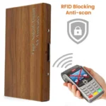 Briefcase Style Luxury Metal Card Holder Wallet RFID Blocking - Image 6