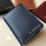 CHOTU | The Minimalist | Leather Wallet Name Engraved - Image 8