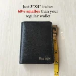 CHOTU | The Minimalist | Leather Wallet Name Engraved - Image 9