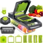 Slicer Multifunctional Vegetable Cutter Kitchen Accessories 14 in 1 Food Cutter Veggie Onion Chopper Mandoline Slicer