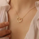 Heart Pendant Jewelry Set – Necklace with Matching Earrings - Image 3