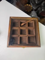 Carved Wooden Spice Box - Image 4