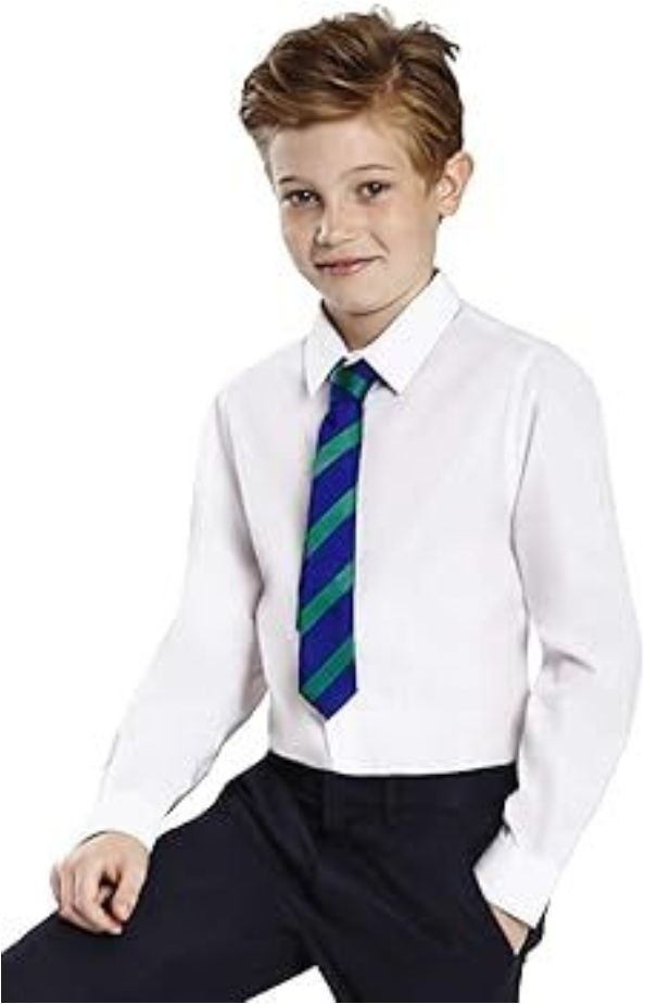 14 Spring And Autumn New White Long Sleeve Baby Boys' And Girls' Shirts, Soft And Comfortable Children's Clothing For 90-180cm - Image 1