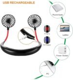 Portable Neck Fan for Hot Weather Cooling - Image 2