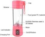 Portable Rechargeable Juicer with LED Light